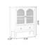 Console rectangulaire en bois massif noyer-131269631