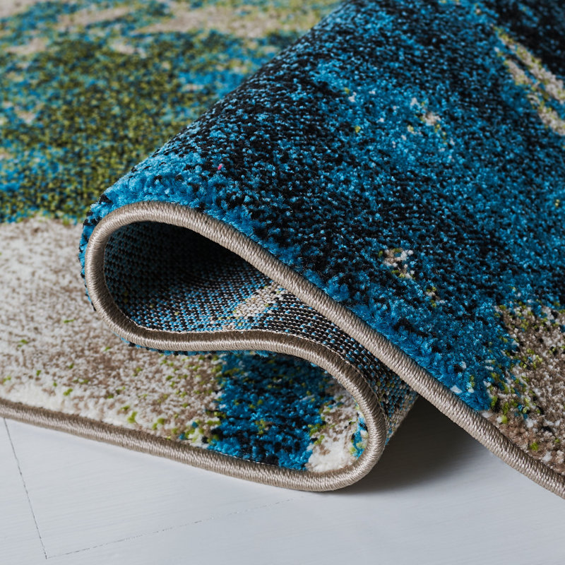 Dowlen Performance Abstract Rug, Rectangle 8' x 10'