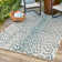 Teal Samburu Indoor/Outdoor Safari Rug