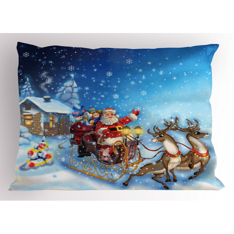 Deer Polyester Sham Set, Twin