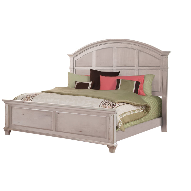 Stratton Standard Bed, King, Antique Cobblestone White