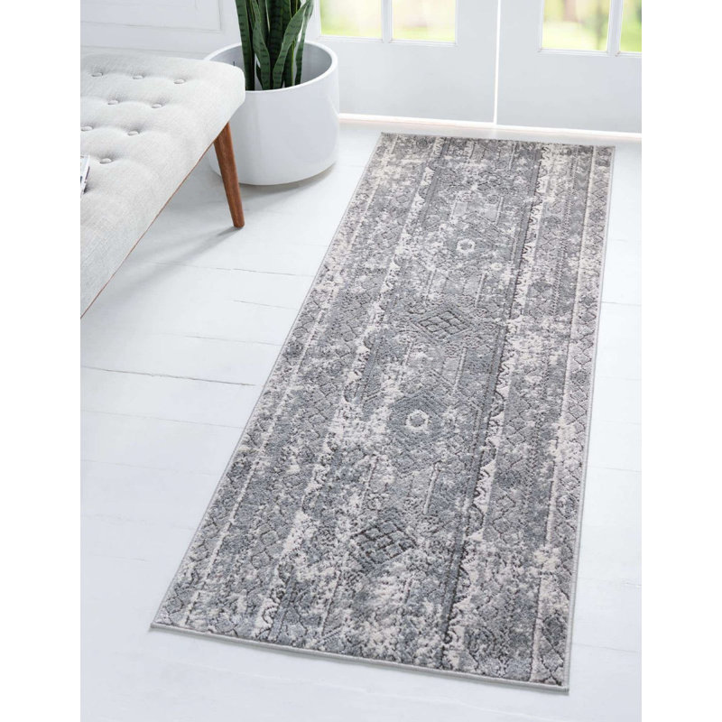 Geddis Ikat Indoor Rug, Runner 2'2" x 8'