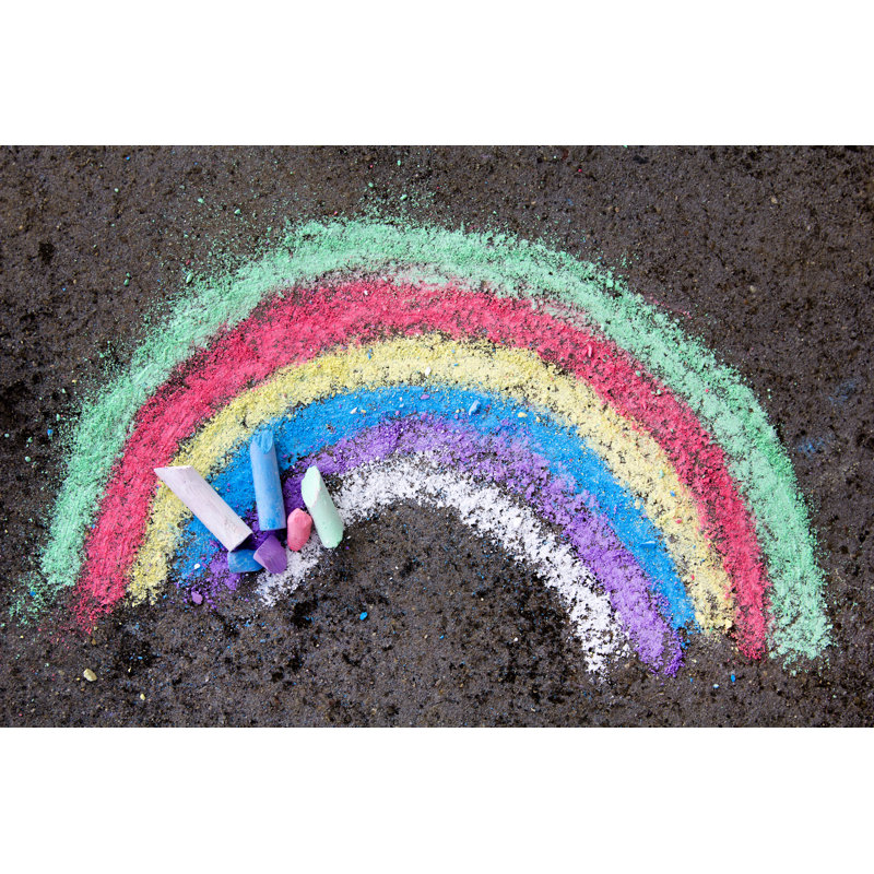 Colourful Rainbow by Czarny_bez - Wrapped Canvas Print, 81cm H x 122cm W