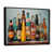 Black Floater Framed