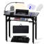 Table à clous pliable Kylan Professional avec structure en métal, dépoussiéreur, coussin de poignet, lampe à DEL et accessoires de rangement-2119482424