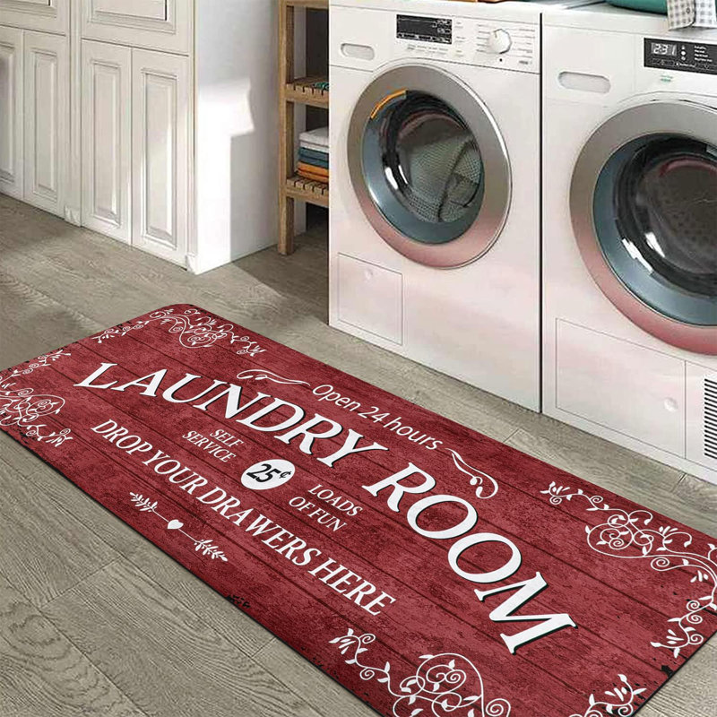 Tapis et tapis à linge 20 po x 59 po Laundry Room