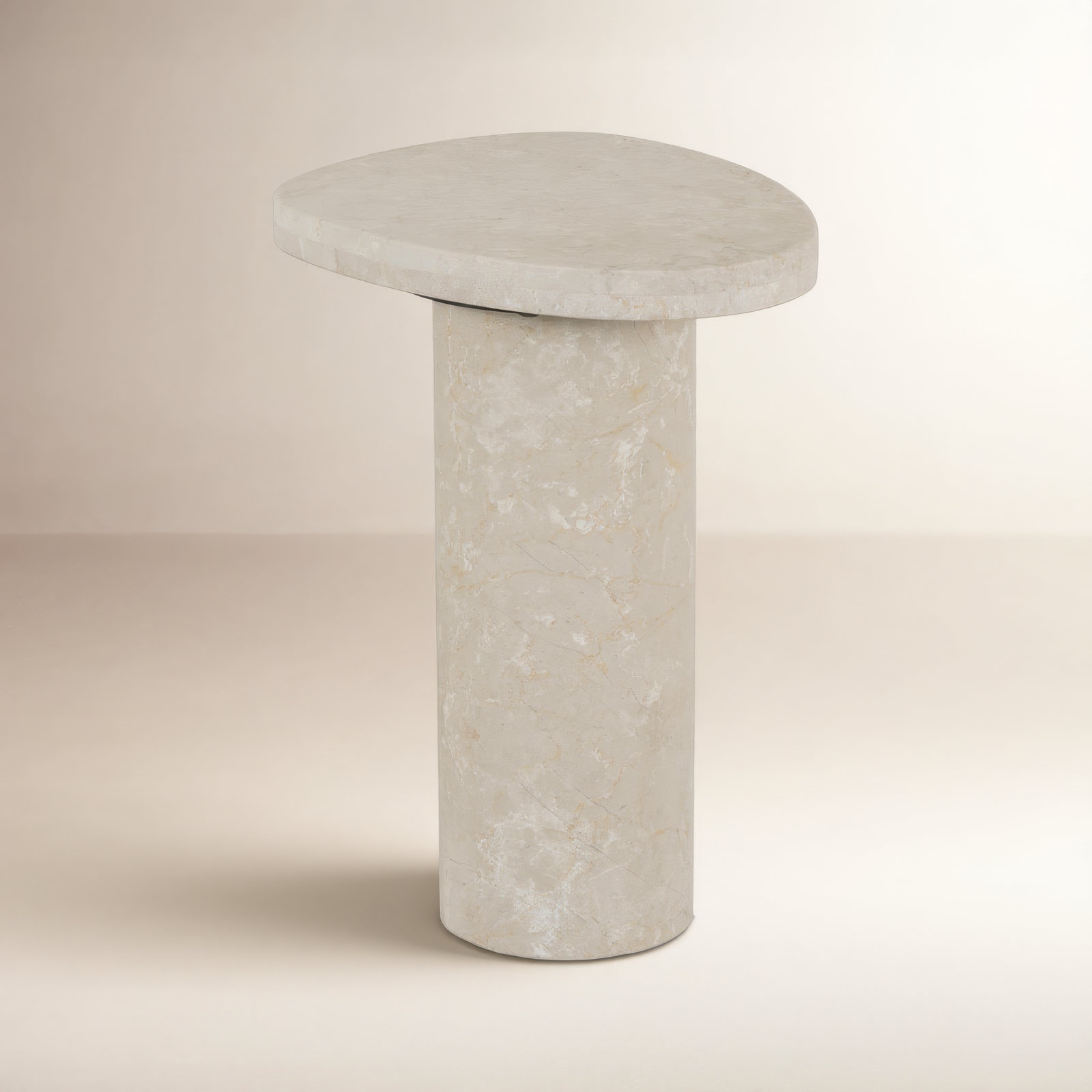 Moraga End Table, Merlot Marble, Marble