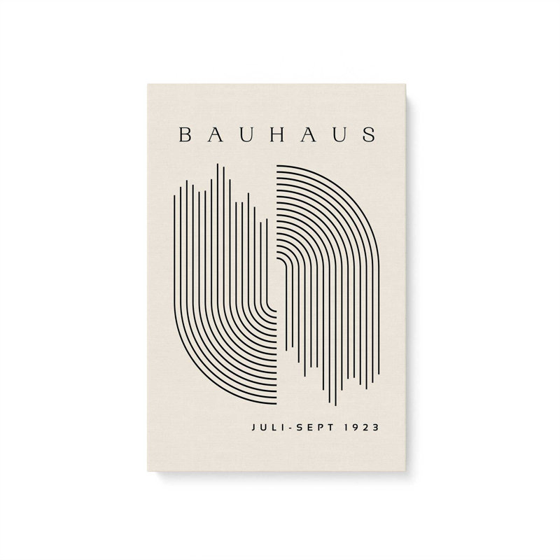 Bauhaus Duality 1923, reproduction sur toile, Toile tendue, H 48 po x l 32 po x P 1,25 po