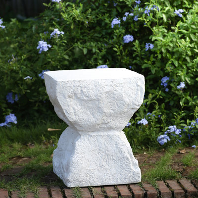 Table d'appoint d'extérieur Paito Modern Minimalist MGO, blanc