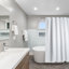Rideau de douche simple gaufré Waffle-2101793379-2029985380