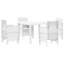 5 Piece Garden Dining Set Poly Rattan-205415880