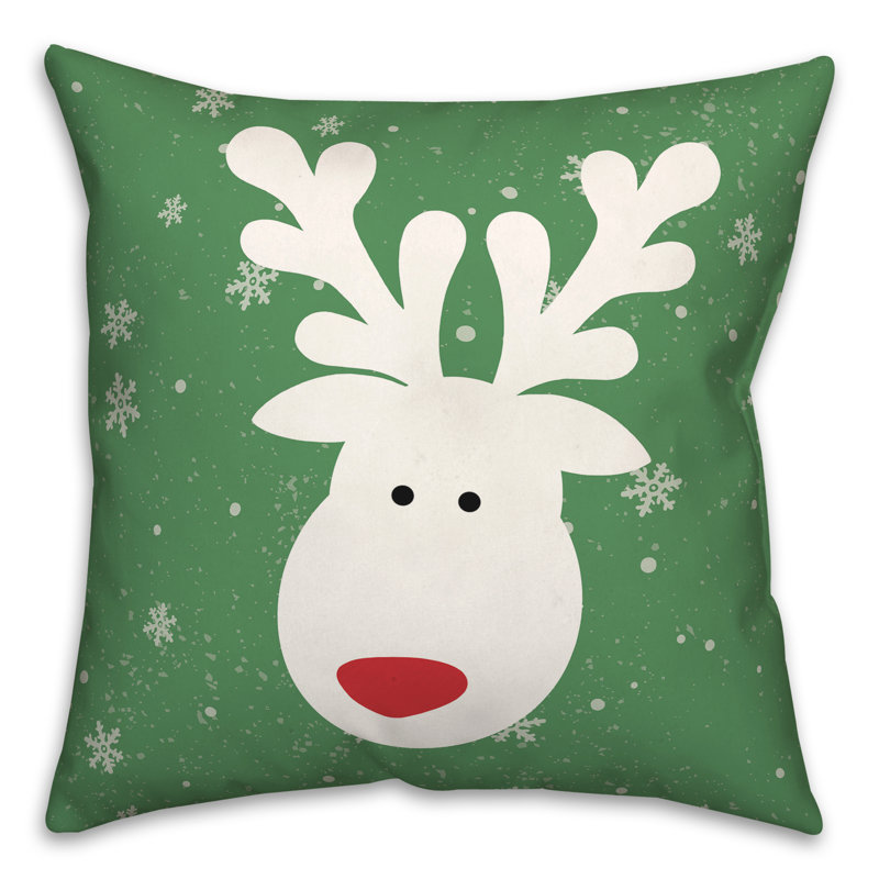  Coussin Reindeer, Vert foncé