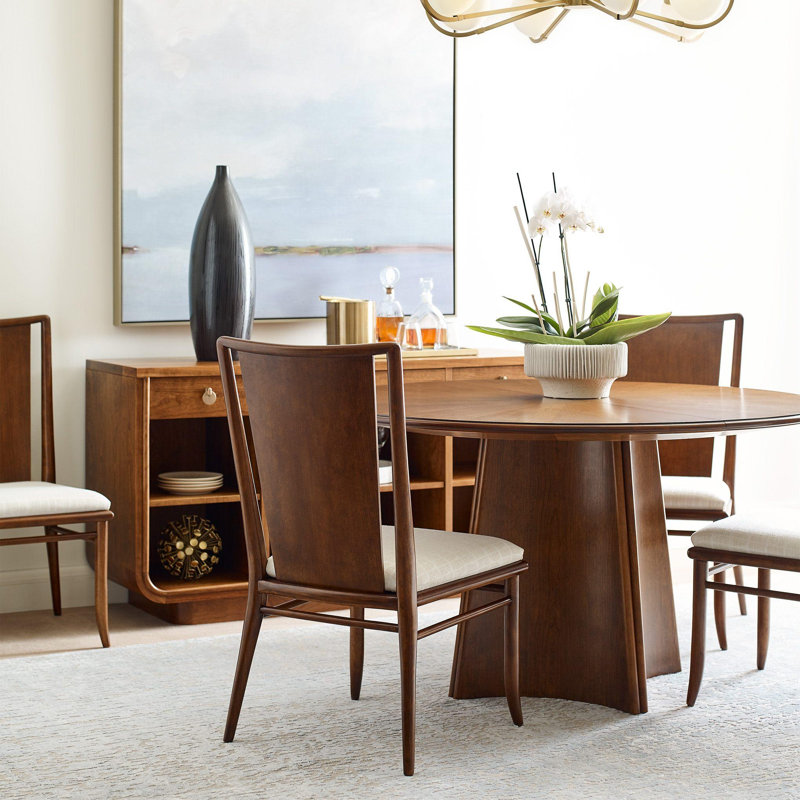 Martine Round Solid Wood Dining Table