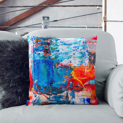 Abstract Square Cushion