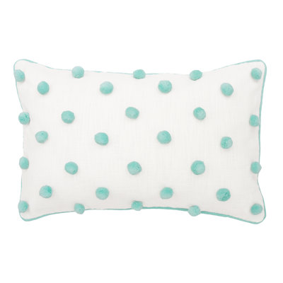 Cotton Blend Lumbar Rectangular Pillow Cover & Insert