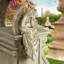 Resting Grace Sitting Angel Statue