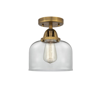 Glass LED Semi Flush Mount