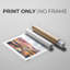 Chromatique, paysages I - impression sur toile seulement - non encadrée-117702637
