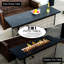 Table de foyer d'extérieur au propane de 57 po, table de foyer d'extérieur au gaz de 50000 BTU avec couvercle, pierre de lave et housse imperméable