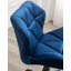 Chaise de bureau pivotante et capitonnée-805871688