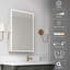 Azamat 30"H Recessed or Surface Mount Frameless LED Medicine Cabinet With  Adjustable Shelves-505742996-505742998