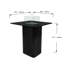 Square Concrete Propane Smokeless Fire Pit Table