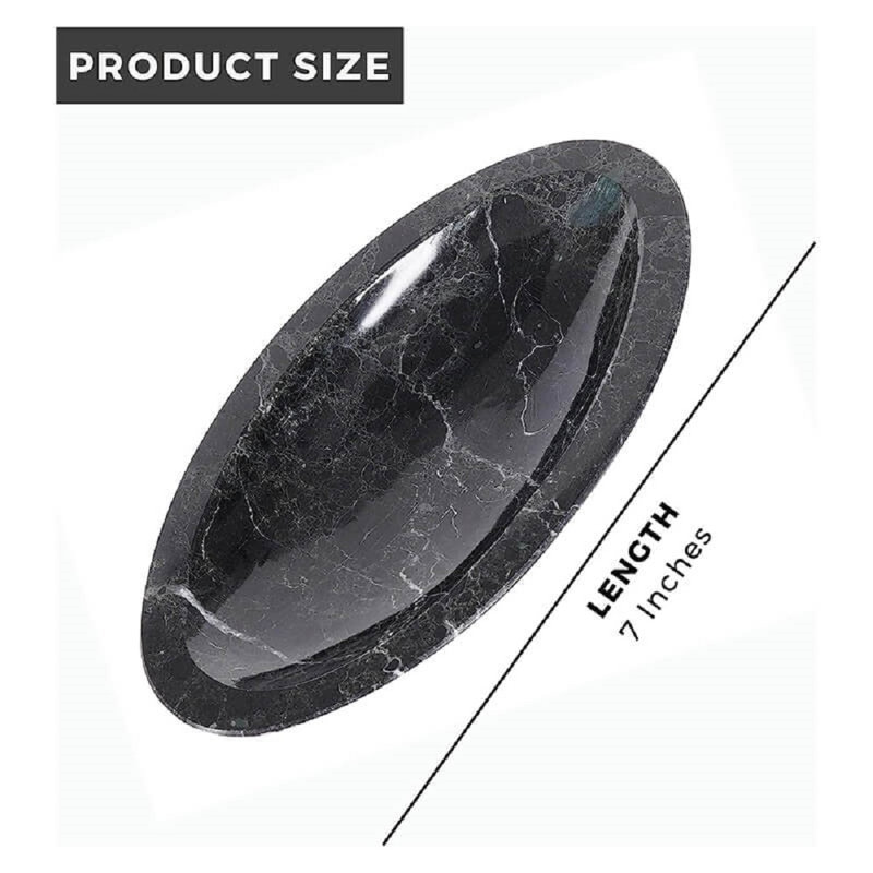 Jeevat Marble Tray, Black