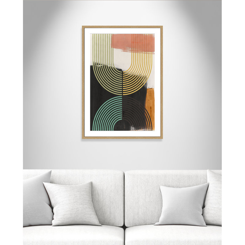 «Bolded II» par Isabelle Z, L 25,5 po x H 35,5 po, Matted Print, Naturel