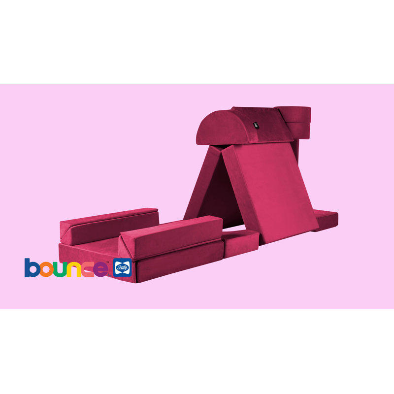 Ensemble de jeu pour enfants Sealy Bounce, Rose