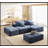 Modern Oversized Modular Sectional Sofa With Ottoman