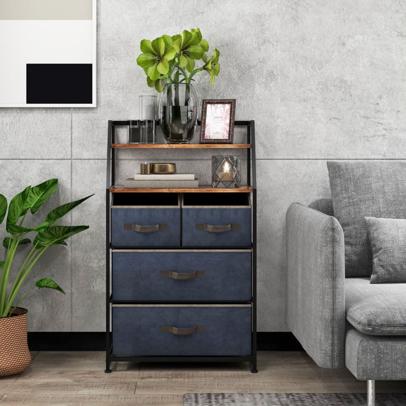 Limewood 4 Drawer Storage Drawer