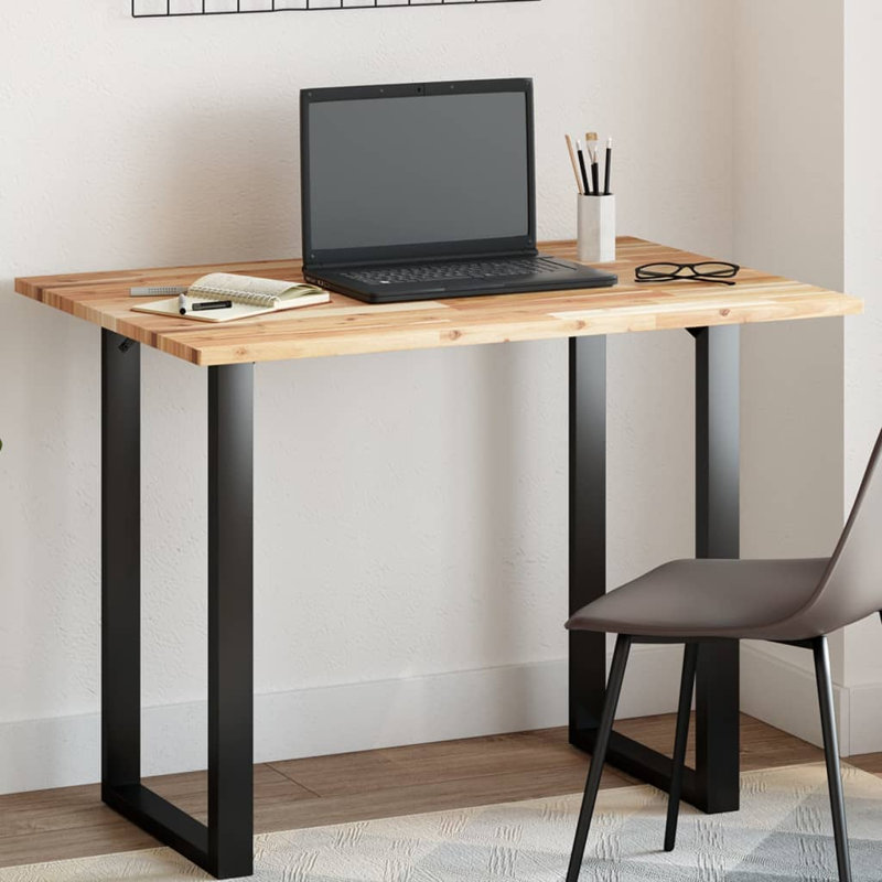 Dawna Solid Wood Table Top, 2cm H x 80cm W x 70cm D, Natural