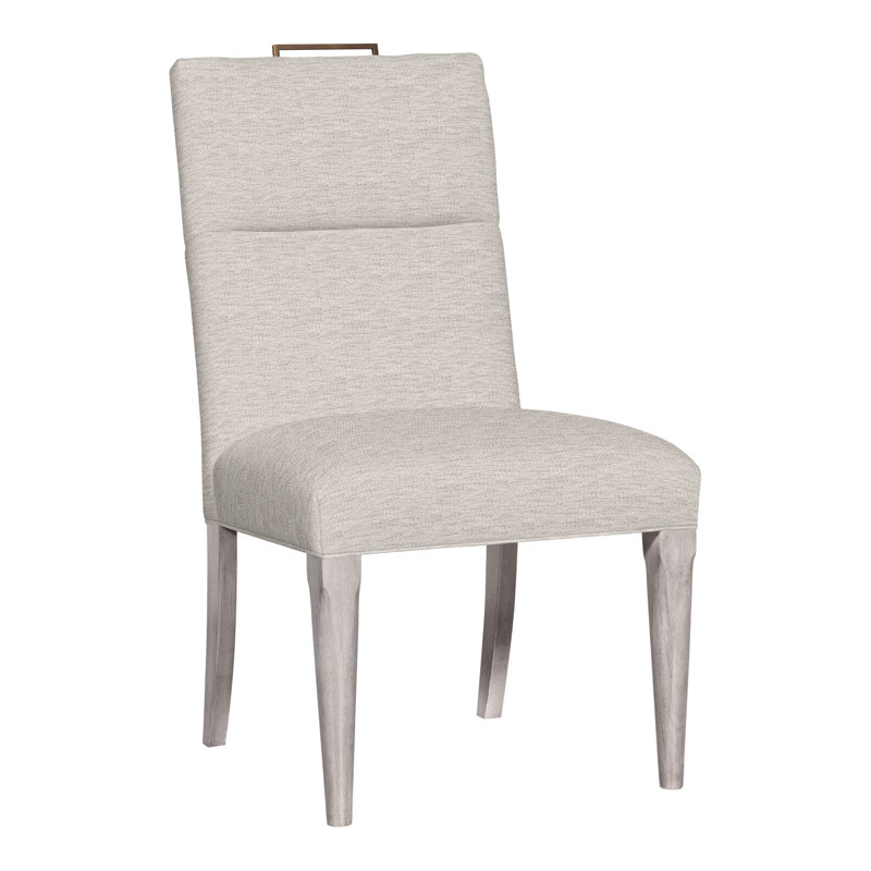 Brattle Road By Thom Filicia 20'' H Upholstered Side Chair, Dove Gray, Impala Linen