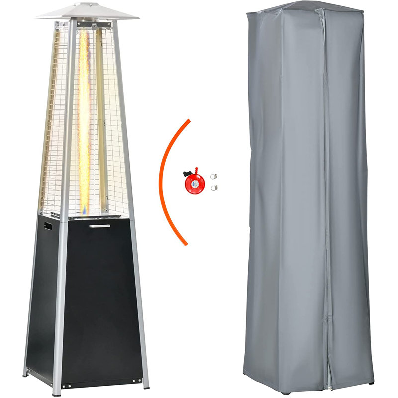 Hartford Propane Standing Patio Heater, Black
