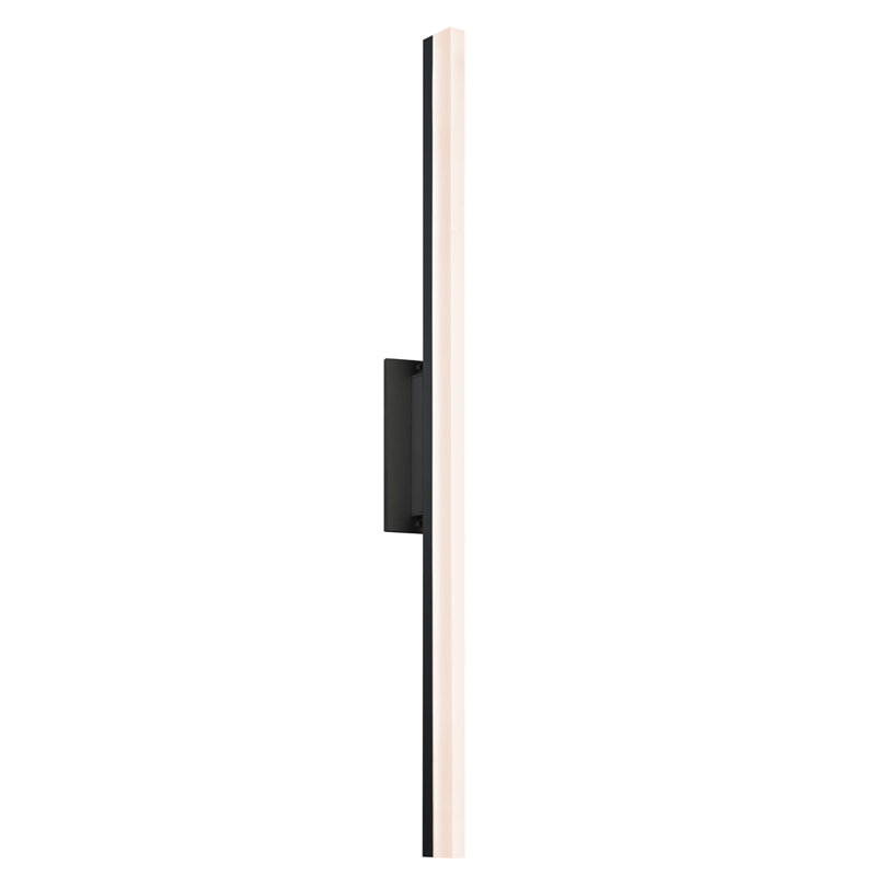 Stiletto 1 - Light LED Vanity Light, Yes, Satin Black