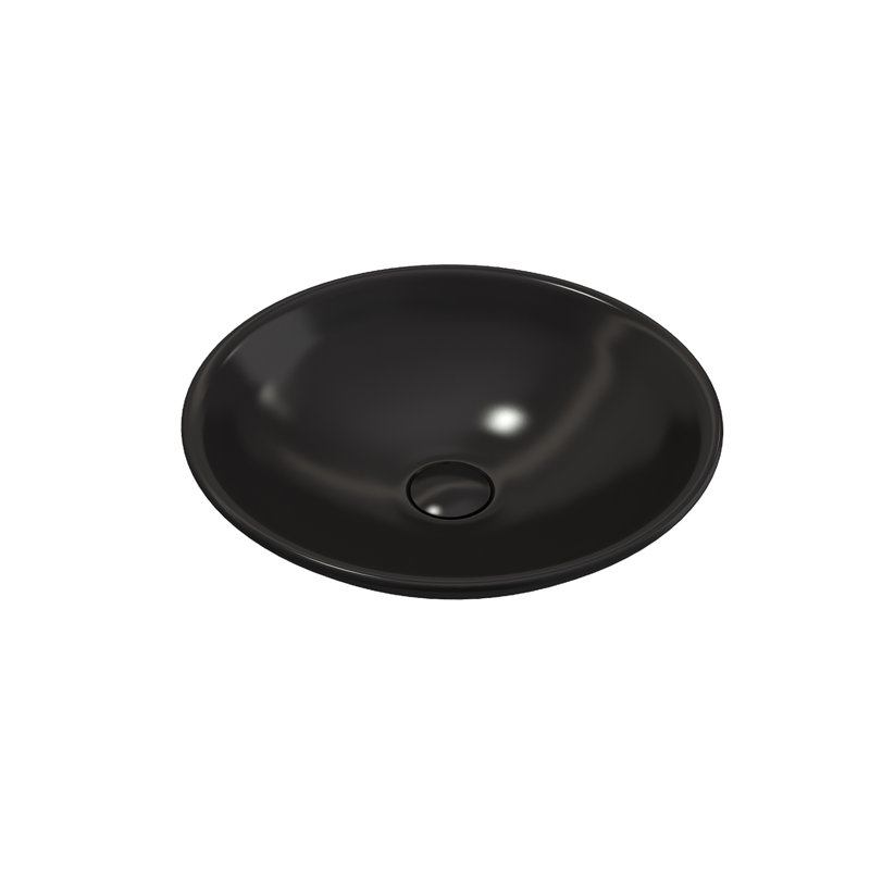Venezia Bathroom Sink, Matte Black
