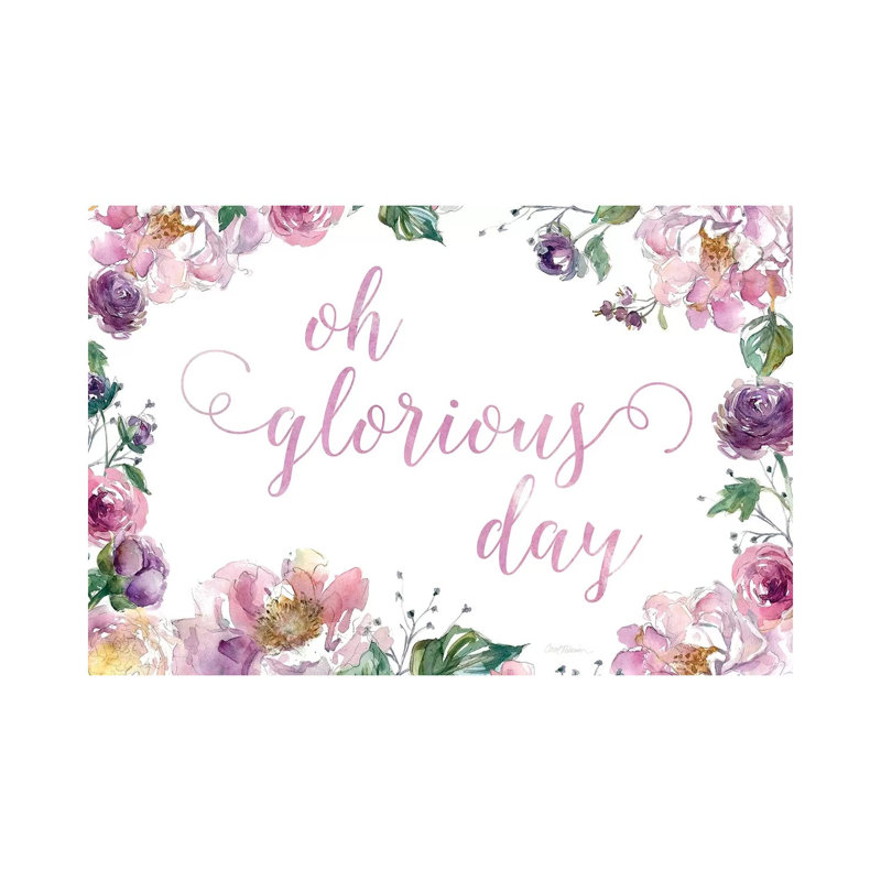 Oh Glorious Day by Carol Robinson - Print on Canvas, Wrapped Canvas, 20.32 cm H x 30.48 cm W