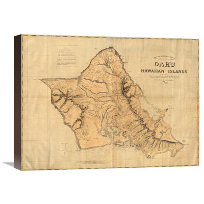 " Oahu, Hawaiian Islands, 1881 " Print