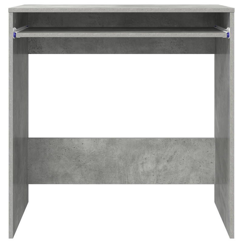 Computer Desk Engineered Wood Compact Simple, Concrete Grey