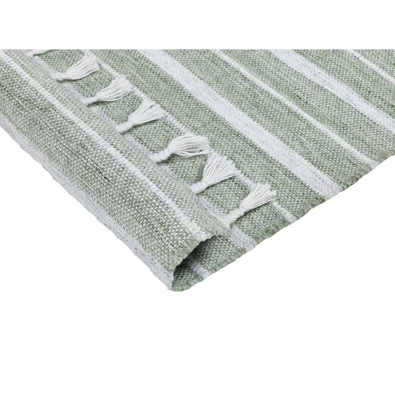 Layhill Striped Hand Woven Area Rug, Rectangle 140 x 200cm