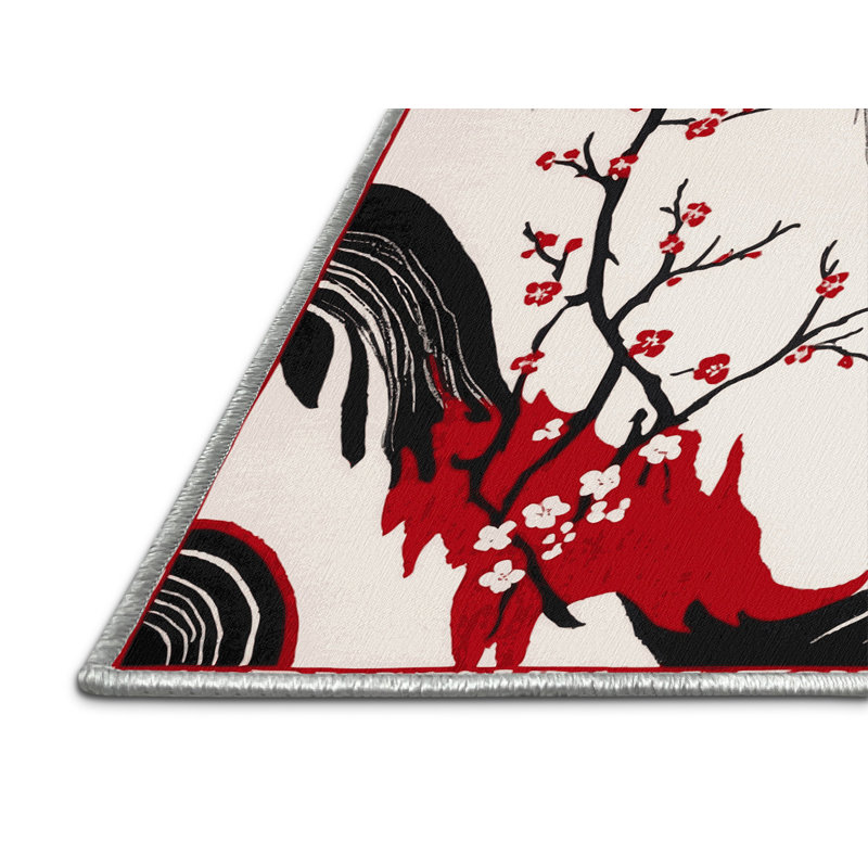 Sunset Bloom Rug, Rectangle 3' x 5'