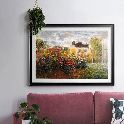 "Argenteuil", reproduction d'art encadrée sur papier par Claude Monet