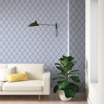 Blue 3d Geometric Wallpaper Size 57 Square Feet