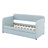 Twin Size Upholstered Daybed With Trundle, Wooden Daybed Frame, Tufted Sofa Bed With Wood Slat Support For Bedroom, Living Room-691655263