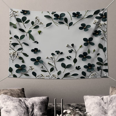 Floral Wall Tapestry - Nature Wall Decor
