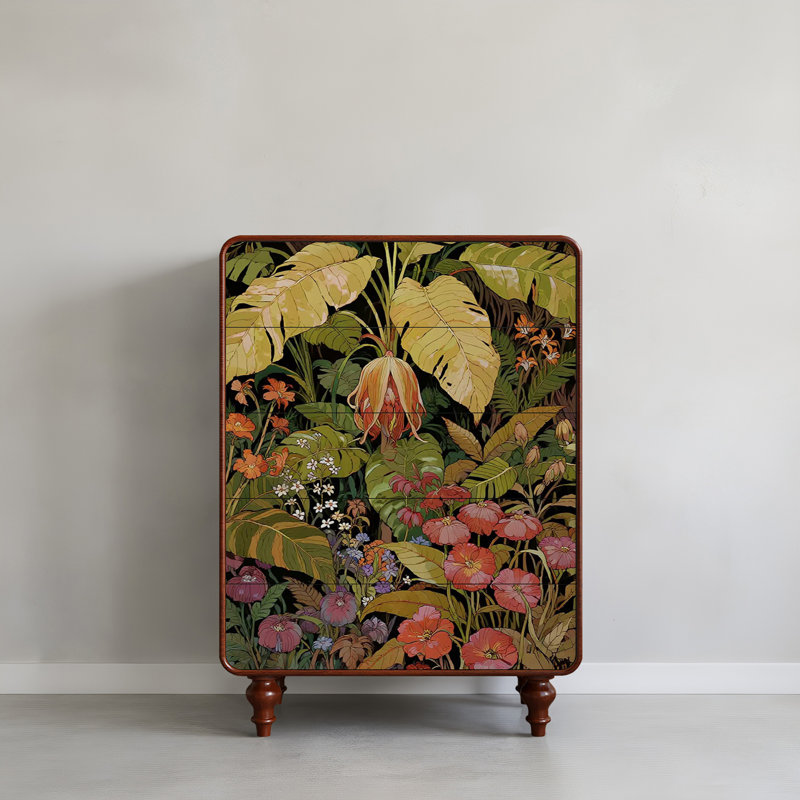 Armoire de rangement luxueuse de style français