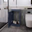 Ensemble de meuble-lavabo bleu avec 1 porte Kronos