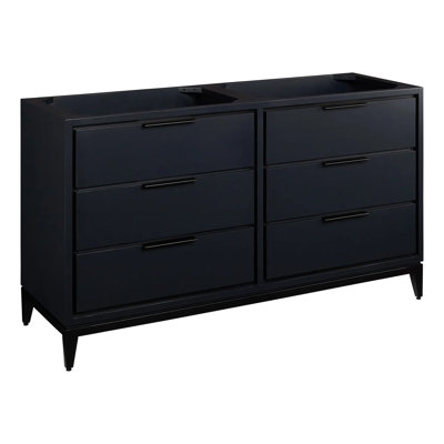 Hytes 60" Double Bathroom Vanity Base Only