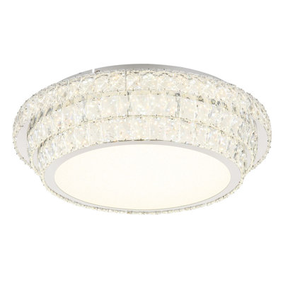 Diorio Crystal LED Flush Mount