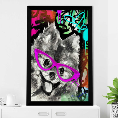 Pomeranian (Vertical) par By Jodi - impression